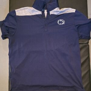 Navy Blue Columbia Penn State Polo Shirt